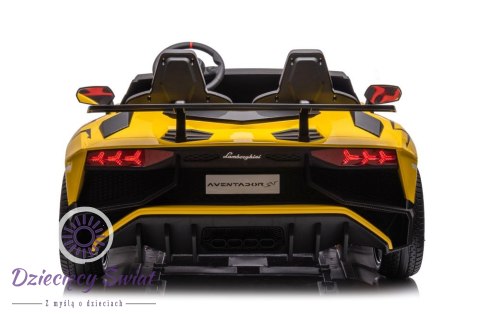 Auto Na Akumulator Lamborghini XXL A8803 Żółte 24V