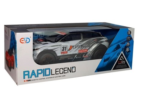 Auto Zdalnie Sterowane R/C Terenowe Białe 1:10