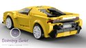Klocki Konstrukcyjne Auto Sportowe EVO Race Car Żółte R/C 289 Elementów CADA