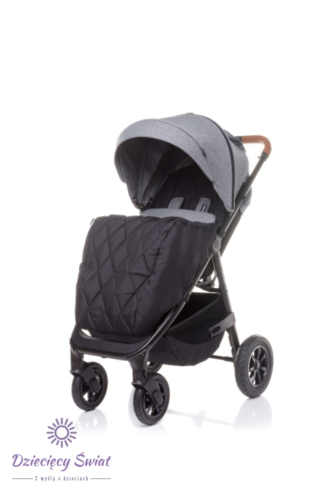 STINGER AIR Grey 4baby wózek spacerowy do 22kg na pompowanych kołach