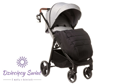 STINGER XXIV MELANGE LIGHT GREY 4BABY Wózek spacerowy do 22kg