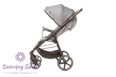 STINGER PRO MELANGE GREY 4BABY Wózek spacerowy do 22kg