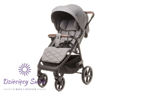 STINGER PRO MELANGE GREY 4BABY Wózek spacerowy do 22kg