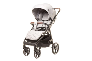 STINGER PRO MELANGE LIGHT GREY 4BABY Wózek spacerowy do 22kg