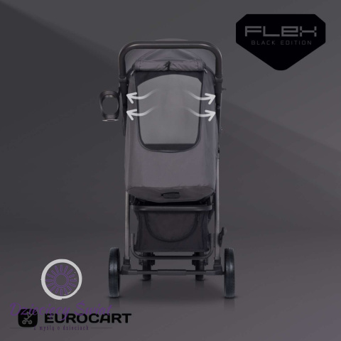 Flex Black Edition Iron Euro-Cart wózek spacerowy do 22kg