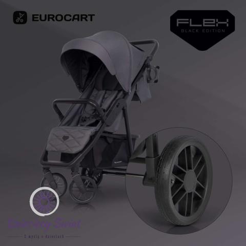 Flex Black Edition Iron Euro-Cart wózek spacerowy do 22kg