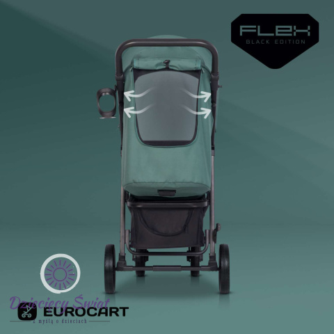 Flex Black Edition Mineral Euro-Cart wózek spacerowy do 22kg