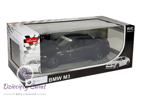 Auto R/C BMW M3 Rastar 1:14 Czarny na Pilota