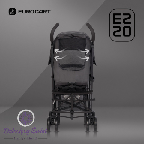 EZZO 2023 Euro-Cart Iron wózek spacerowy typu parasolka