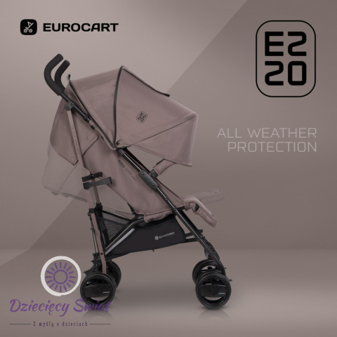 EZZO 2023 Euro-Cart Taupe wózek spacerowy typu parasolka