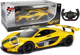 Auto R/C McLaren P1 GTR Rastar 1:14 Żółte na pilota