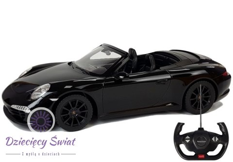 Auto R/C Porsche 911 Carrera S Rastar 1:12 Czarne