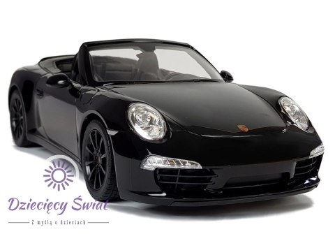 Auto R/C Porsche 911 Carrera S Rastar 1:12 Czarne