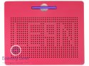 Tablica Magnetyczna z Kulkami Tablet Magnetyczny Klocki Różowa
