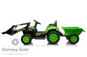 Traktor Na Akumulator Z łyżką BW-X002A Zielony