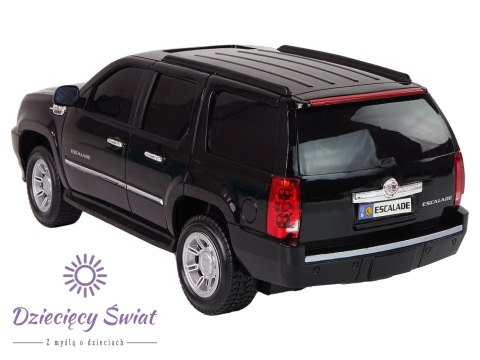 Auto Cadillac Escalade R/C Czarny Światła Dźwięk 1:16