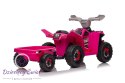 Quad Na Akumulator XMX630T Różowy Z Przyczepą
