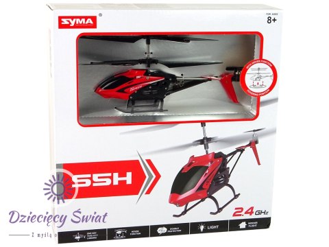 Zdalnie Sterowany Helikopter S5H SYMA Czerwony