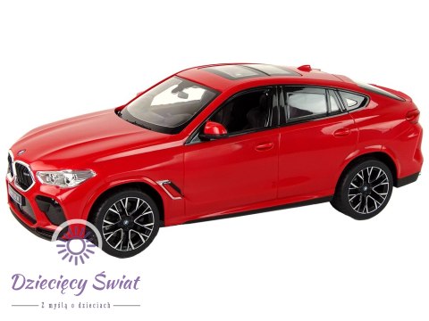 Auto R/C Bmw X6 M 1:14 Rastar Czerwone