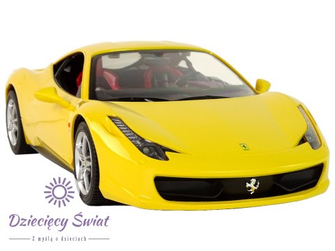 Auto R/C Ferrari Italia Rastar 1:14 Żółte