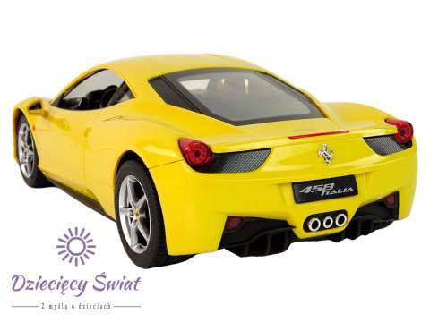 Auto R/C Ferrari Italia Rastar 1:14 Żółte