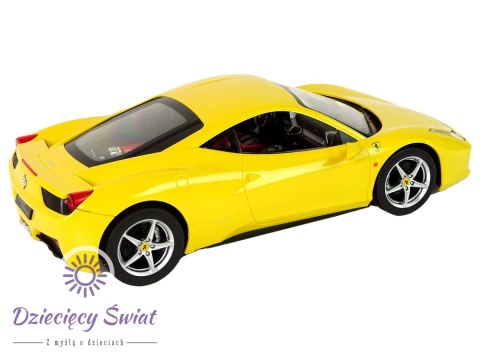 Auto R/C Ferrari Italia Rastar 1:14 Żółte