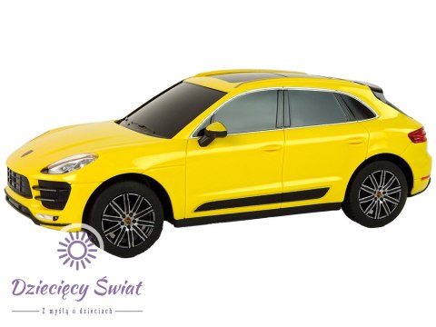 Auto R/C Porsche Macan Turbo 1:24 Rastar Żółty