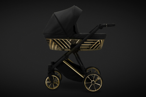Ivento Glam 2w1 White Style Black Kunert wózek dziecięcy o nowoczesnym design