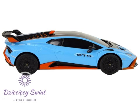 Auto R/C Lamborghini Huracan 1:24 Rastar Niebieskie