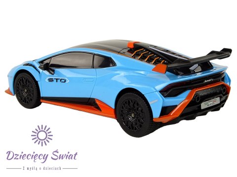 Auto R/C Lamborghini Huracan 1:24 Rastar Niebieskie