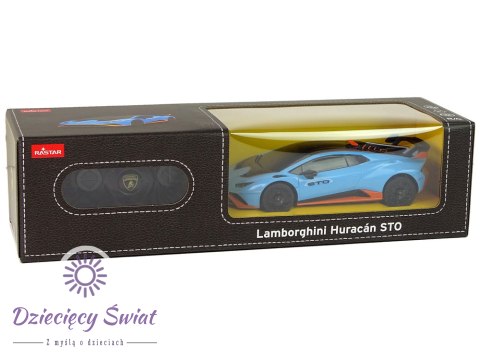 Auto R/C Lamborghini Huracan 1:24 Rastar Niebieskie