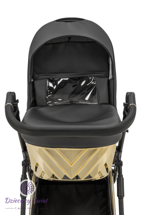 Ivento Glam 2w1 Gold Black Pearl Kunert wózek dziecięcy o nowoczesnym design