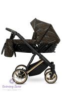 Ivento Premium 2w1 Eco Cappuccino Metalic Kunert wózek dziecięcy o nowoczesnym design