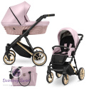 Ivento Premium 2w1 Eco Pink Metalic Kunert wózek dziecięcy o nowoczesnym design