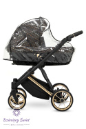 Ivento Premium 3w1 Eco Cappuccino Metalic Kunert wózek dziecięcy o nowoczesnym design