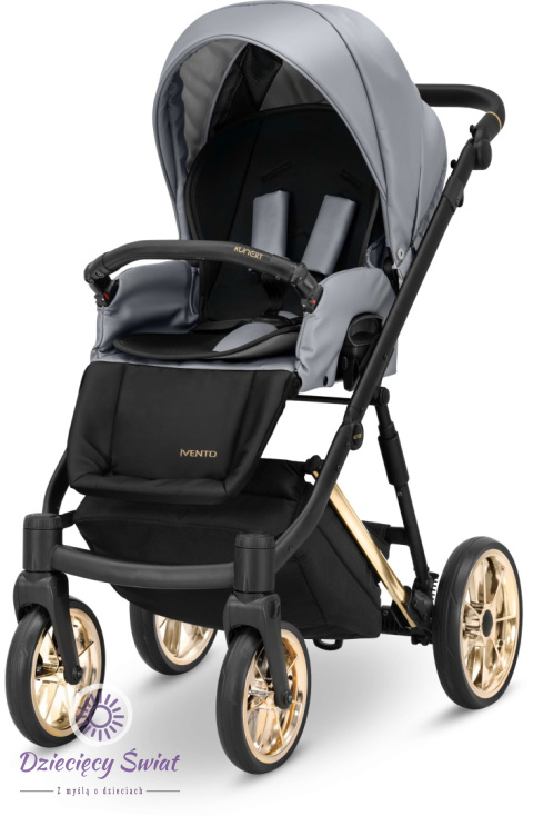 Ivento Premium Kunert Eco Grey Metalic wózek 3w1