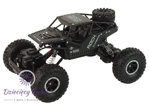 Pojazd RC Rover 1:16 Auto Czarne Zdalnie Sterowane Na Pilot