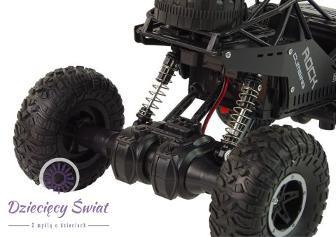 Pojazd RC Rover 1:16 Auto Czarne Zdalnie Sterowane Na Pilot