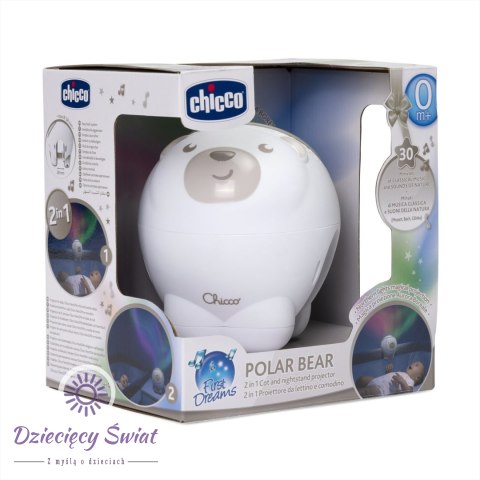 CHICCO 00011558000000 Projektor Miś Polarny neutral