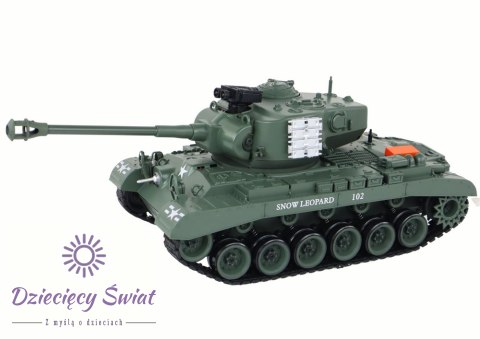 Czołg Leopard RC Zdalnie Sterowany Armata 1:18 Szary