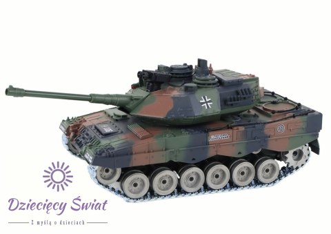 Czołg Niemiecki Leopard RC 1:18 Sterowany Pilotem