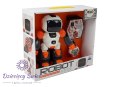 Robot Zdalnie Sterowany Zegarkiem na Podczerwień Dźwięk Światła Nagrywanie Pomarańczowy