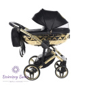 Hand Craft Junama 3w1 kolor Black + Gold nowoczesny wózek dziecięcy