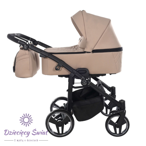 Junama DUO V3 2.0 78cm Beige wózek bliźniaczy 2w1, 3w1 / rok po roku