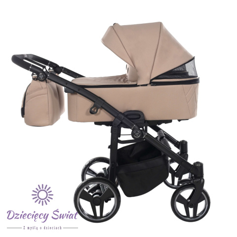 Junama DUO V3 2.0 78cm Beige wózek bliźniaczy 2w1, 3w1 / rok po roku