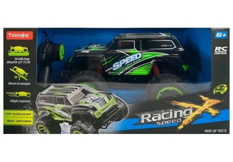 Terenowy Jeep Auto 1:18 R/C Zdalnie Sterowane 15 km/h Zielone