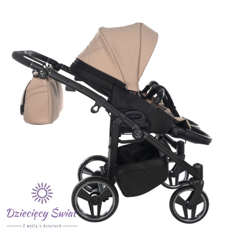 Junama DUO V3 2.0 78cm Beige wózek bliźniaczy 2w1, 3w1 / rok po roku