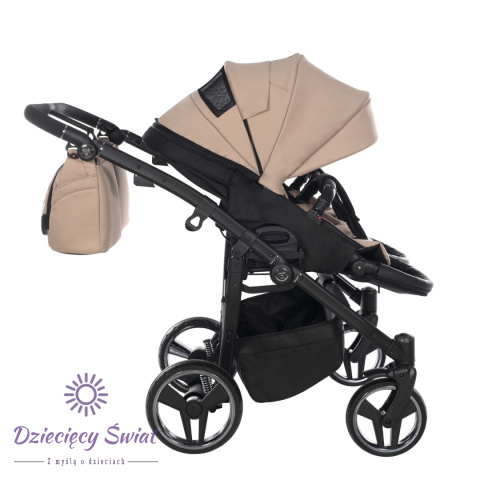 Junama DUO V3 2.0 78cm Beige wózek bliźniaczy 2w1, 3w1 / rok po roku