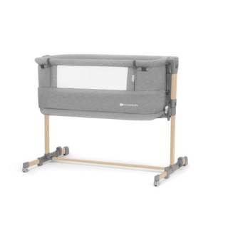 Neste Grow Light Grey KINDERKRAFT Łóżeczko dostawne Full Wood