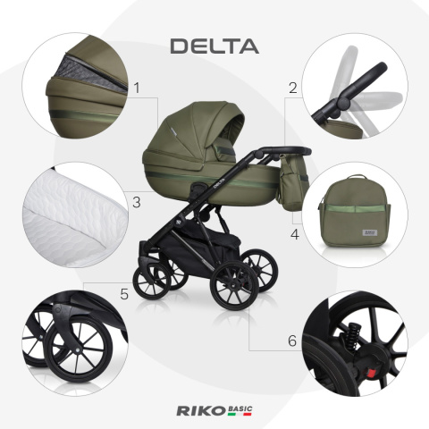 Delta Ecco 2w1 RICO BASIC kolor Olive